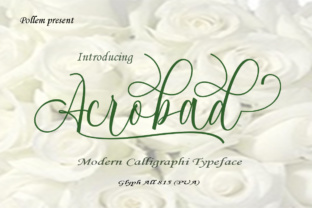 Acrobad: A Handwritten Font for Brand Identity