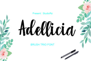 Adellicia: A Playful Handwritten Font for Branding