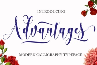 Advantages Font: A Modern Script for Campaigns