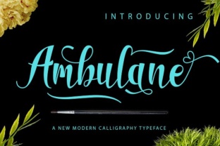 Ambulane: The Script Font That Elevates Digital Branding