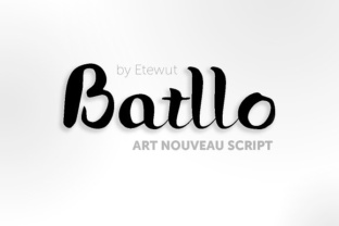 Batllo: An Art Nouveau Typeface for Editorial Design
