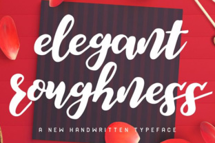 Elegant Roughness: A Handwritten Font for Authentic Brands