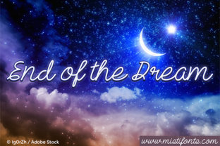 End of the Dream: A Script Font for Editorial Design