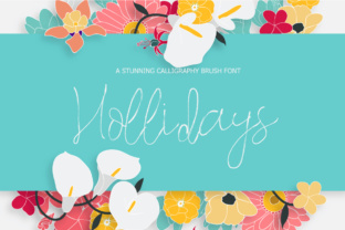 Hollidays: A Thin Script Font for Elegant Web Design