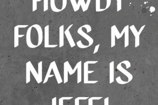 Jeff Font: Bold Brush Type for Branding