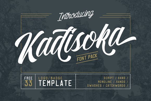 Kadisoka Typeface for Handmade Makers