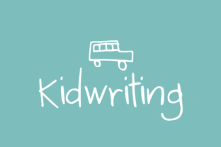 Kidwriting Family: A Handwritten Typeface for Editorial Warmth