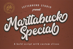 Marttabuck Font: Bold Script for Makers