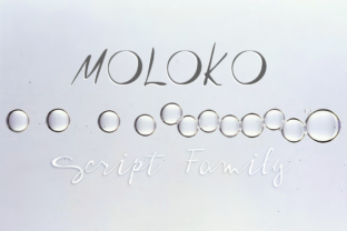 Moloko: A Script Font for Editorial Design