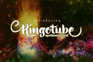 Ringotube Font: Handwritten Charm for Crafters