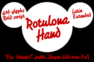 Rotulona Hand: The Bold Typeface for Clear Campaigns