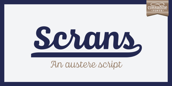 Scrans Family: A Versatile Script Font for Crafters