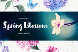 Spring Blossom Typeface for Editorial Design