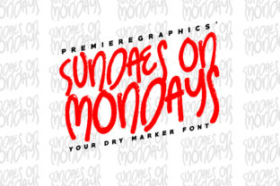 Sundaes on Mondays: A Playful Font for Bold Branding