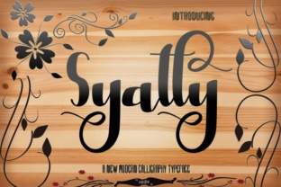 Syatty: A Handwritten Font for Digital Branding