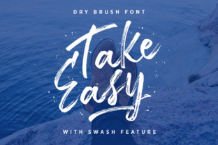 Take Easy: A Handmade Brush Font for Authentic Branding