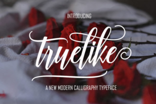Truelike: A Script Font for Elegant Handmade Brands