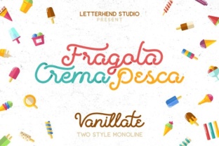 Vanillate: A Playful Typeface for Modern Editorial Design